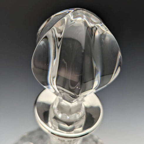 Made in England Cut glass Sterling silver decoration Ships decanter MAPPIN and WEBB